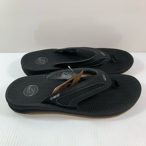 REEF FLEX MEN'S SANDALS BLACK SILVER SIZE 13